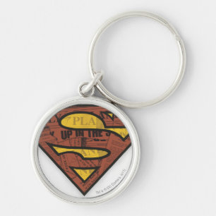 Superman S-Shield Newspaper Logo Key Ring