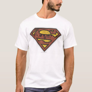 Superman S-Shield   Newspaper Logo T-Shirt