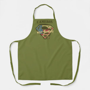 Superman S-Shield   Not Afraid Logo Apron