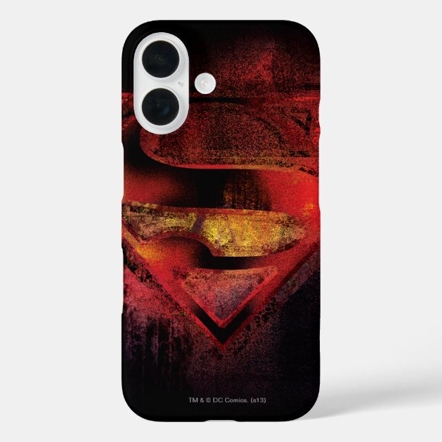 Superman S-Shield | Painted Logo Case-Mate iPhone Case (Back)