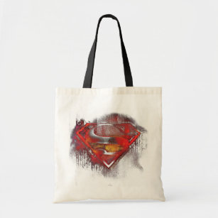 Superman S-Shield   Painted Logo Tote Bag