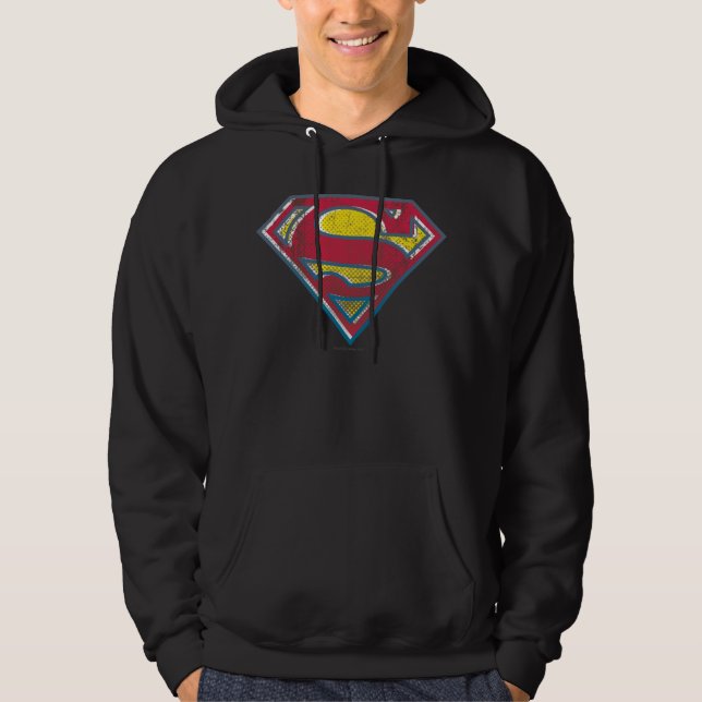 Superman S-Shield | Printed Logo Hoodie (Front)