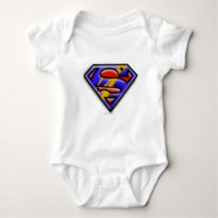 Superman S-Shield | Purple Airbrush Logo