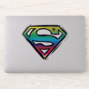 Superman S-Shield Rainbow Logo