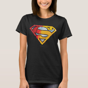 Superman S-Shield Red and Orange Logo T-Shirt