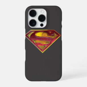 Superman S-Shield Reflection Logo iPhone 16 Pro Case