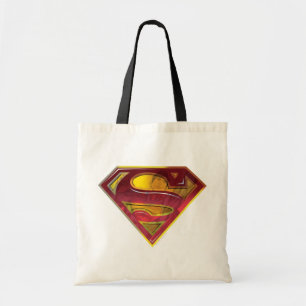 Superman S-Shield   Reflection Logo Tote Bag