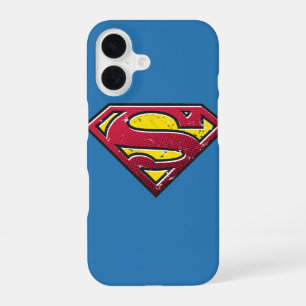 Superman S-Shield Scratches Logo iPhone 16 Case