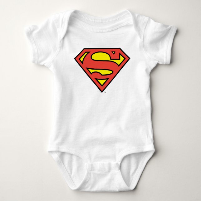 Superman S-Shield | Superman Logo Baby Bodysuit (Front)