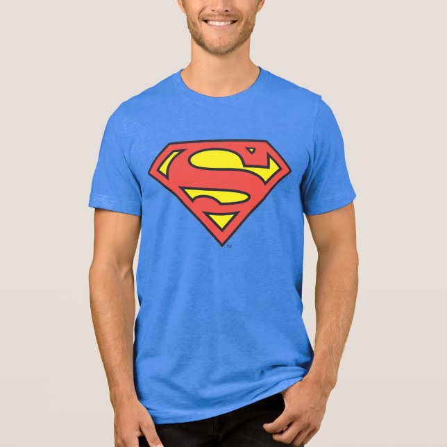 Superman S-Shield | Superman Logo Tri-Blend Shirt (Front)