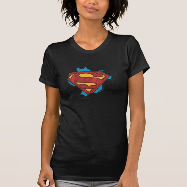Superman S-Shield | Within Clouds Logo T-Shirt (Front)