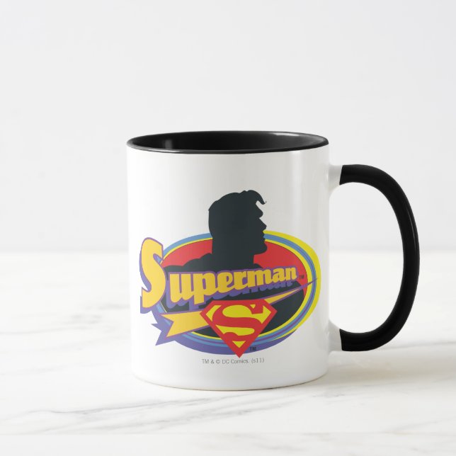 Superman Silhouette Mug (Right)