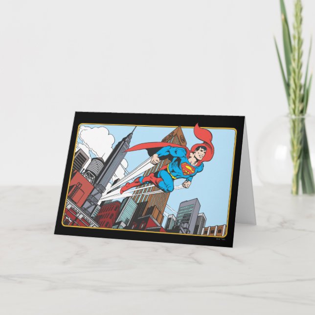 Superman & Skyscrapers Card (Front)