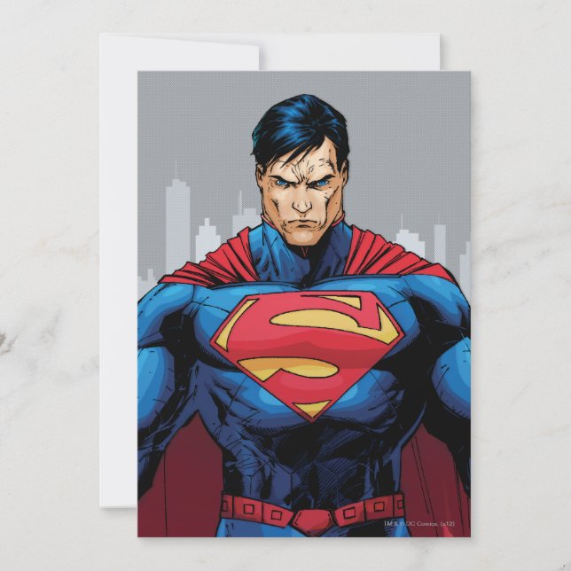 Superman Standing Invitation (Front)