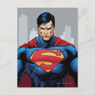 Superman Standing Postcard