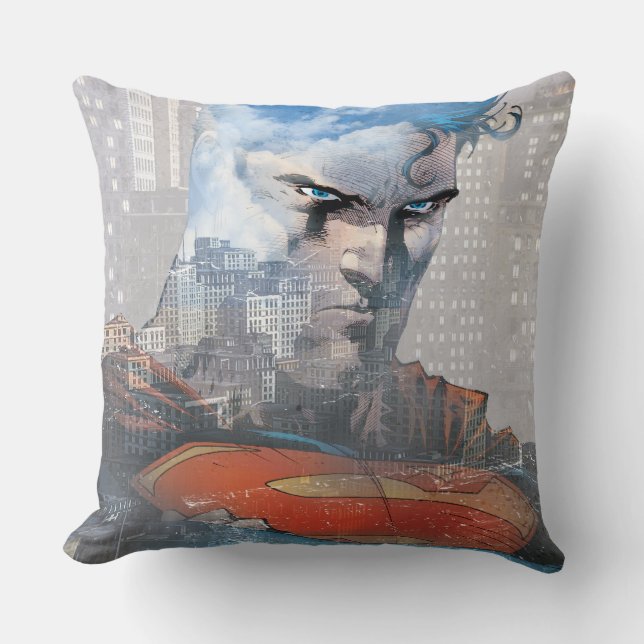 Superman Stare Cushion (Front)