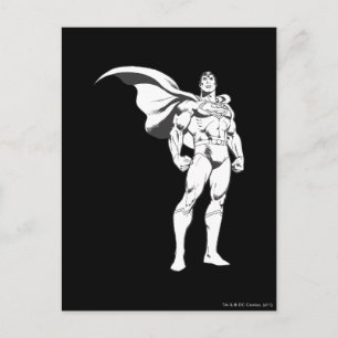 Superman Strikes a Pose Postcard