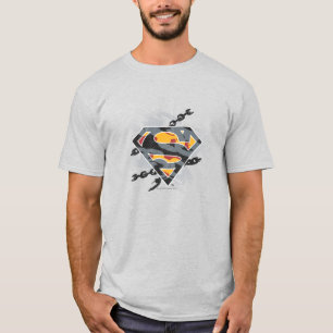 Superman Stylised   Chains Logo T-Shirt