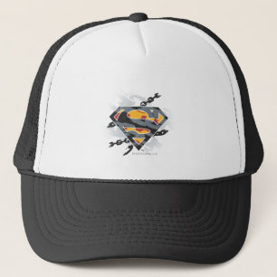 Superman Stylised   Chains Logo Trucker Hat