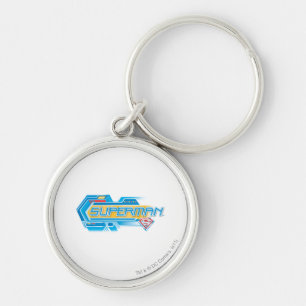 Superman Stylised   Electronic Logo Key Ring