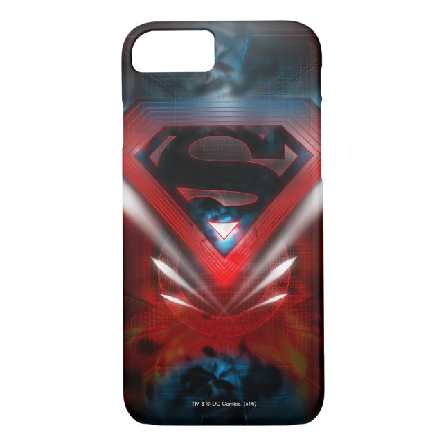 Superman Stylised | Futuristic Logo Case-Mate iPhone Case (Back)
