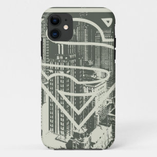 Superman Stylised Green Metropolis Logo iPhone 11 Case
