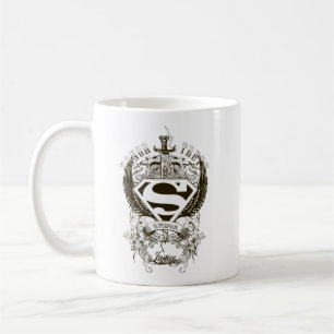 Superman Stylised   Honour, Truth and Justice Logo Coffee Mug