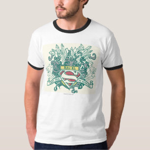 Superman Stylised   Kal-El Logo T-Shirt