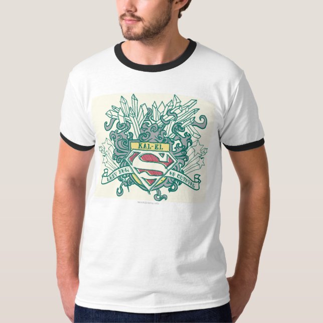 Superman Stylised | Kal-El Logo T-Shirt (Front)