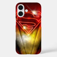 Superman Stylised | Shiny Red Outline Logo