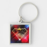 Superman Stylised | Shiny Yellow Outline Logo
