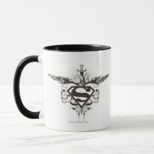 Superman Stylised Skulls Logo Mug