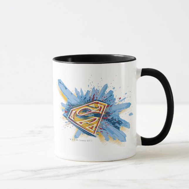 Superman Stylised | Splash Logo Mug (Right)