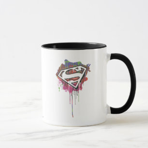 Superman Stylised   Twisted Innocence Logo Mug