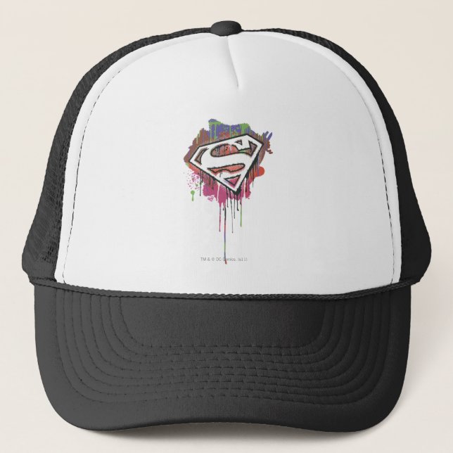 Superman Stylised | Twisted Innocence Logo Trucker Hat (Front)