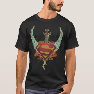 Superman Stylised Wings Logo T-Shirt