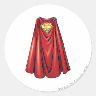 Superman - The Cape Classic Round Sticker