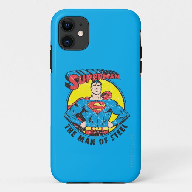 Superman The Man of Steel Case-Mate iPhone Case (Back)