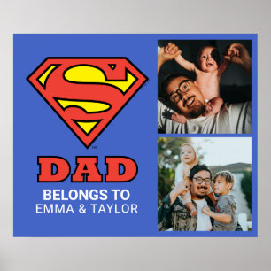 Superman "This Super Dad Belongs To" Poster