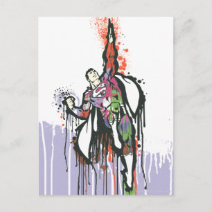 Superman Twisted Innocence Poster Postcard