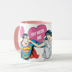 Superman Valentine's Day   Fly With Me Mug