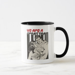 Superman Valentine's Day We Are A Great Team Mug