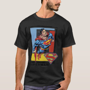 Superman with colourful background T-Shirt