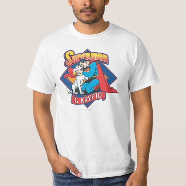 Superman with Krypto T-Shirt (Front)