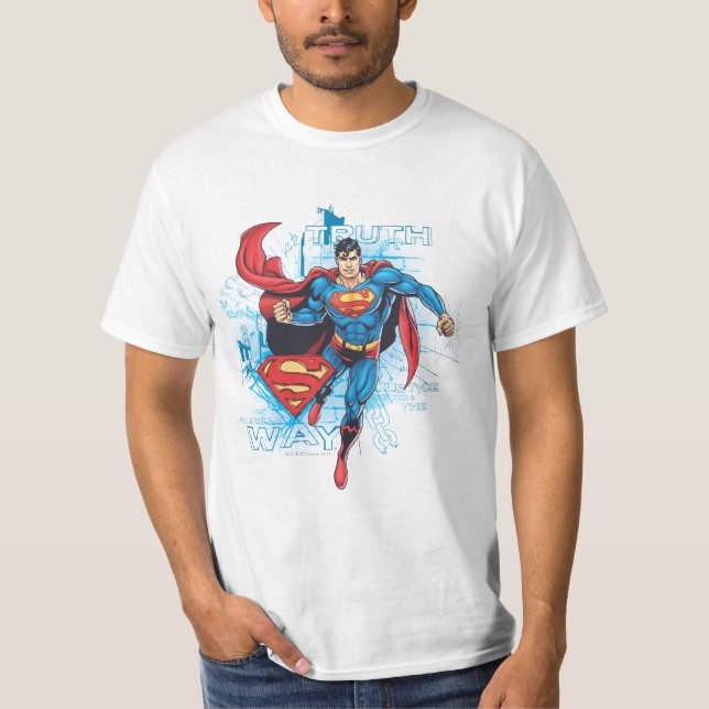 Superman with Logo T-Shirt (Front)