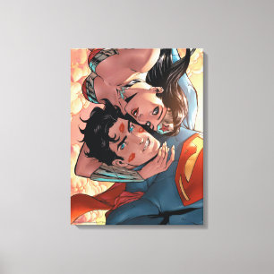 Superman/Wonder Woman Comic Cover #11 Variant Canvas Print