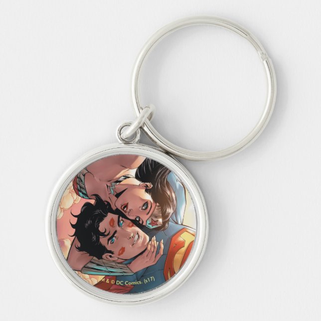 Superman/Wonder Woman Comic Cover #11 Variant Key Ring (Front)