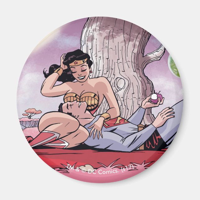 Superman/Wonder Woman Comic Cover #14 Variant Magnet (Front)