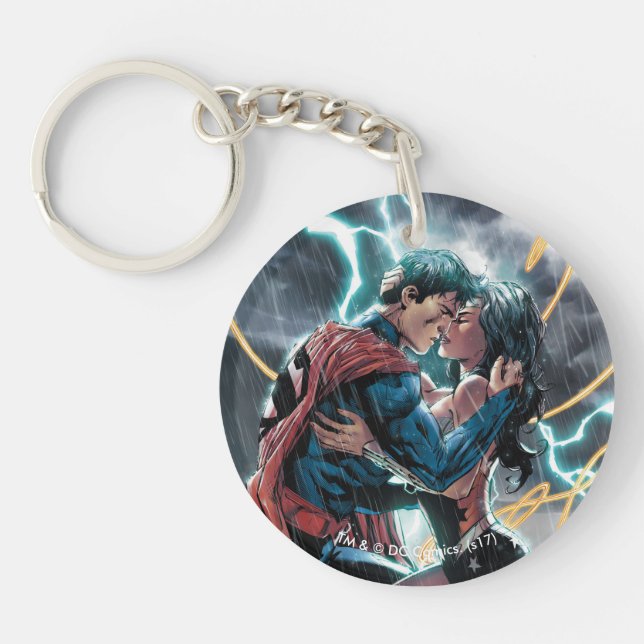 Superman/Wonder Woman Comic Promotional Art Key Ring (Front)