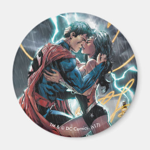 Superman/Wonder Woman Comic Promotional Art Magnet